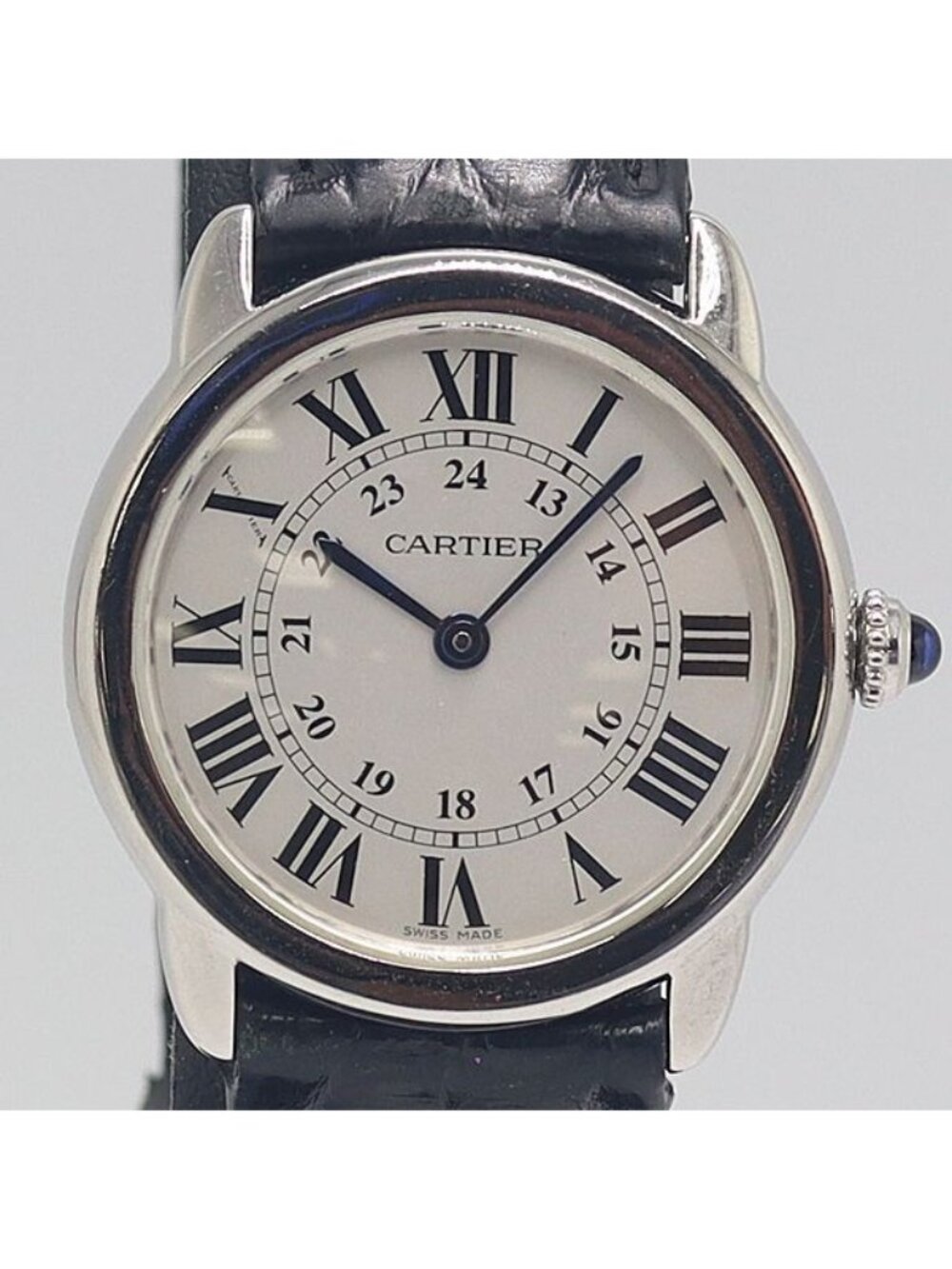 Cartier Ronde Solo 29 SS Silver Dial Watch